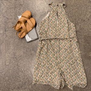 NWT Anthropologie halter top romper
